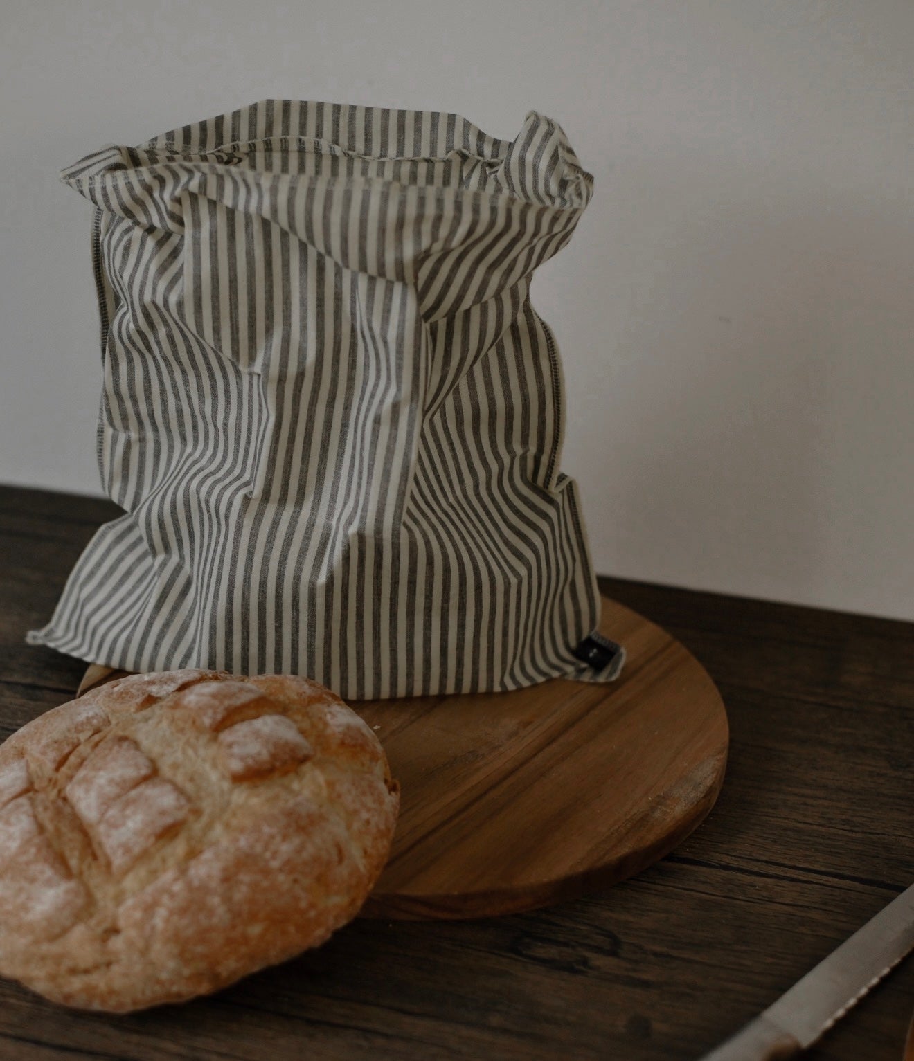The Striped Beeswax Bag