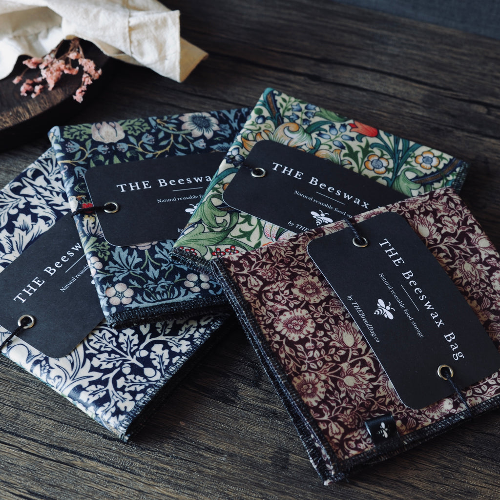 THE William Morris Beeswax Bag | Strawberry Thief