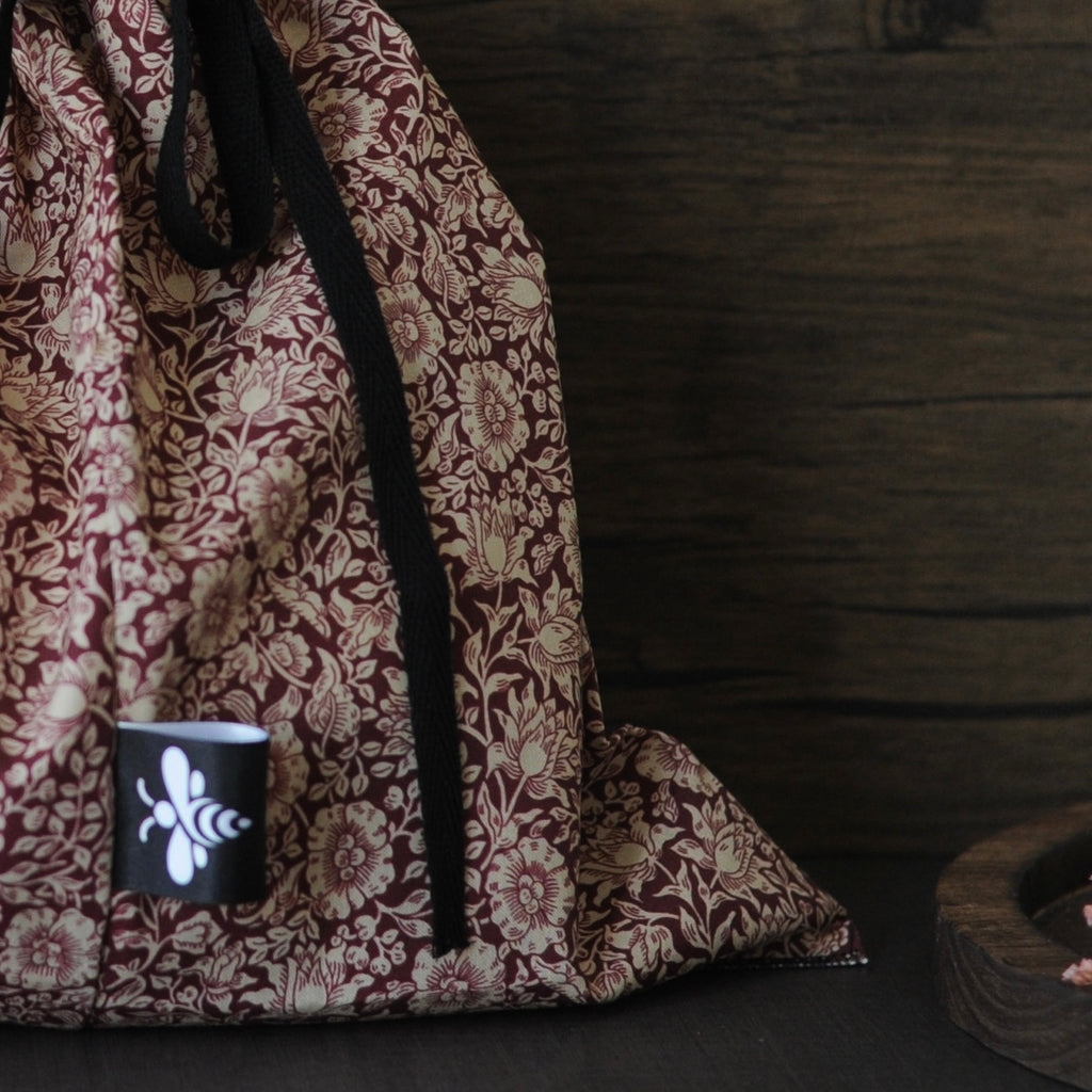 THE William Morris Heritage Cotton Bread Bag | Mallow Wine