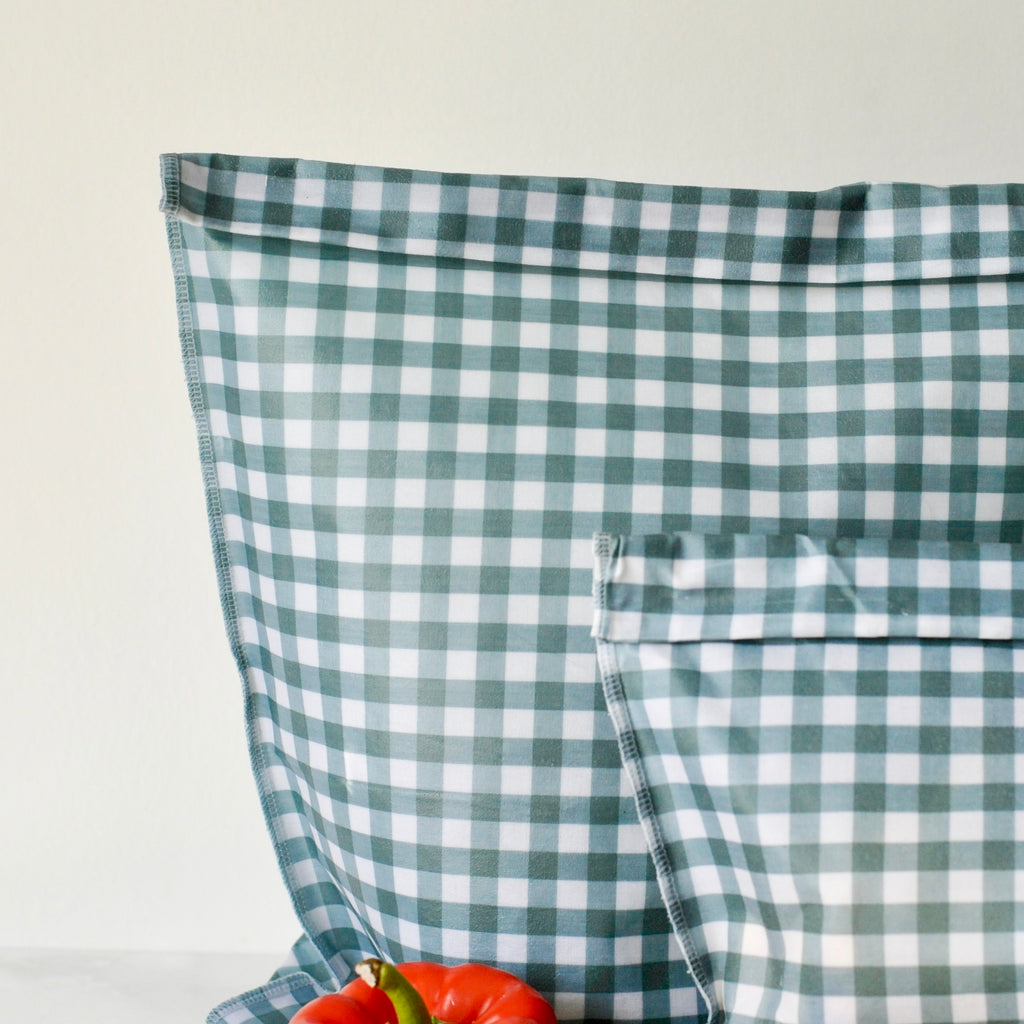 THE Beeeswax Bag - Seaglass Check