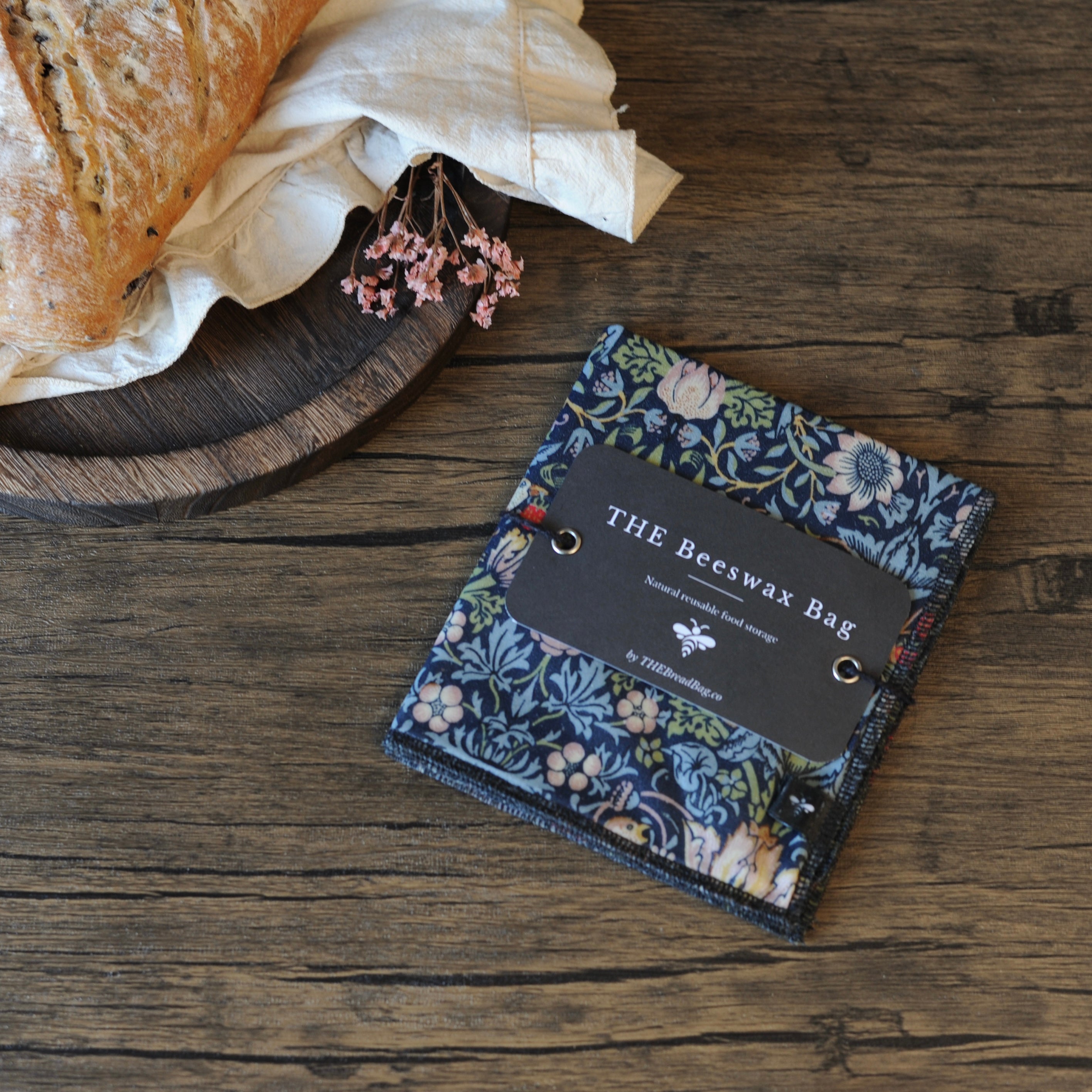 THE William Morris Beeswax Bag | Strawberry Thief