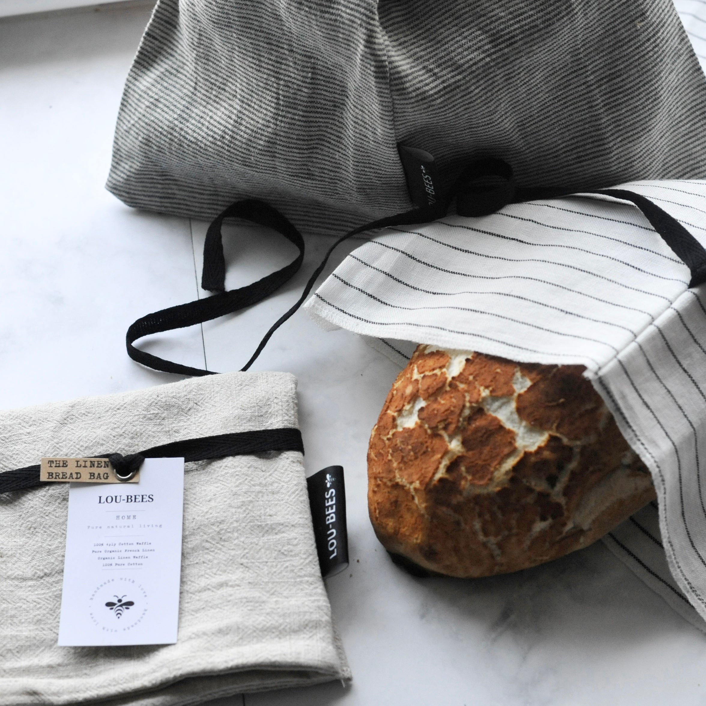 Sand Linen Bag
