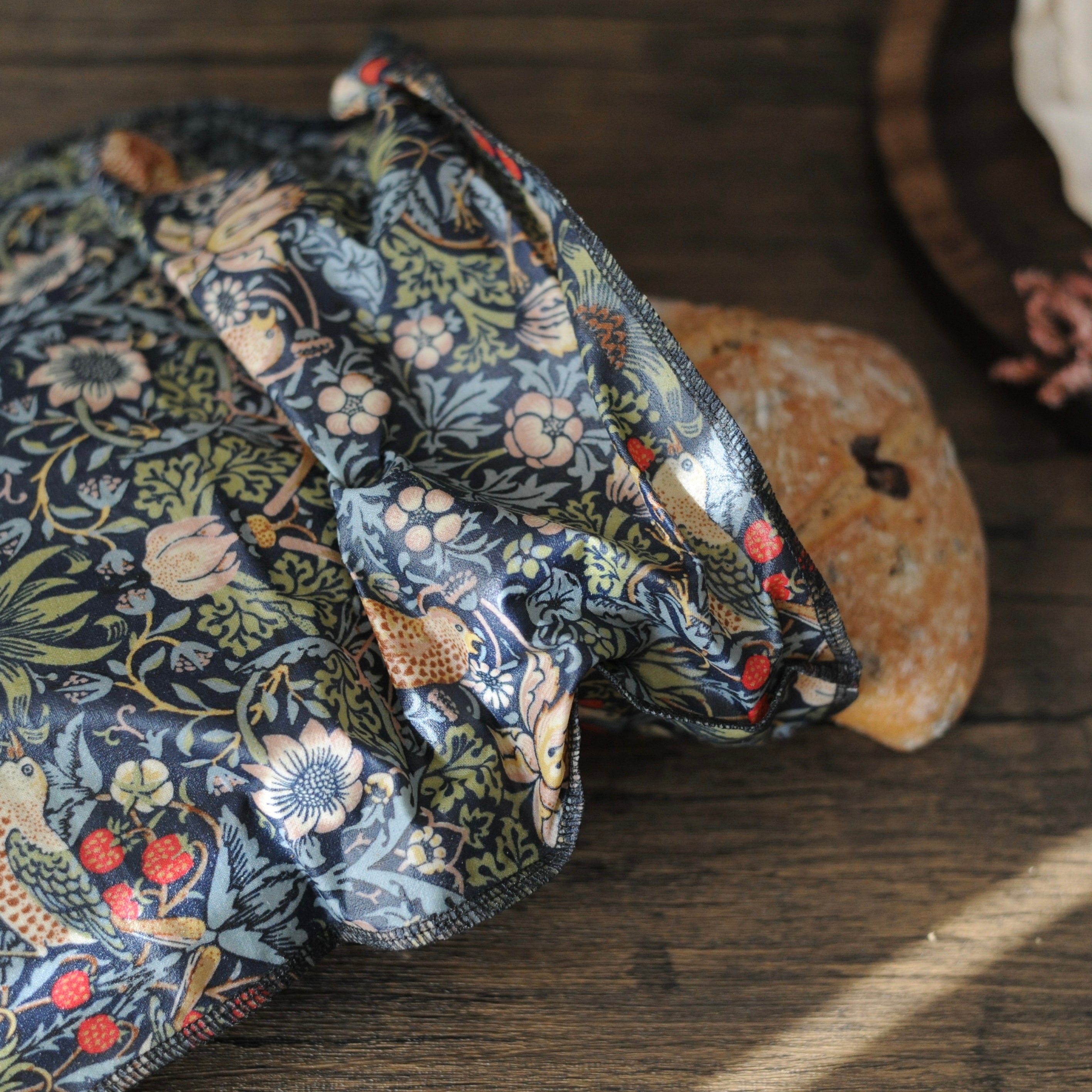 THE William Morris Beeswax Bag | Strawberry Thief
