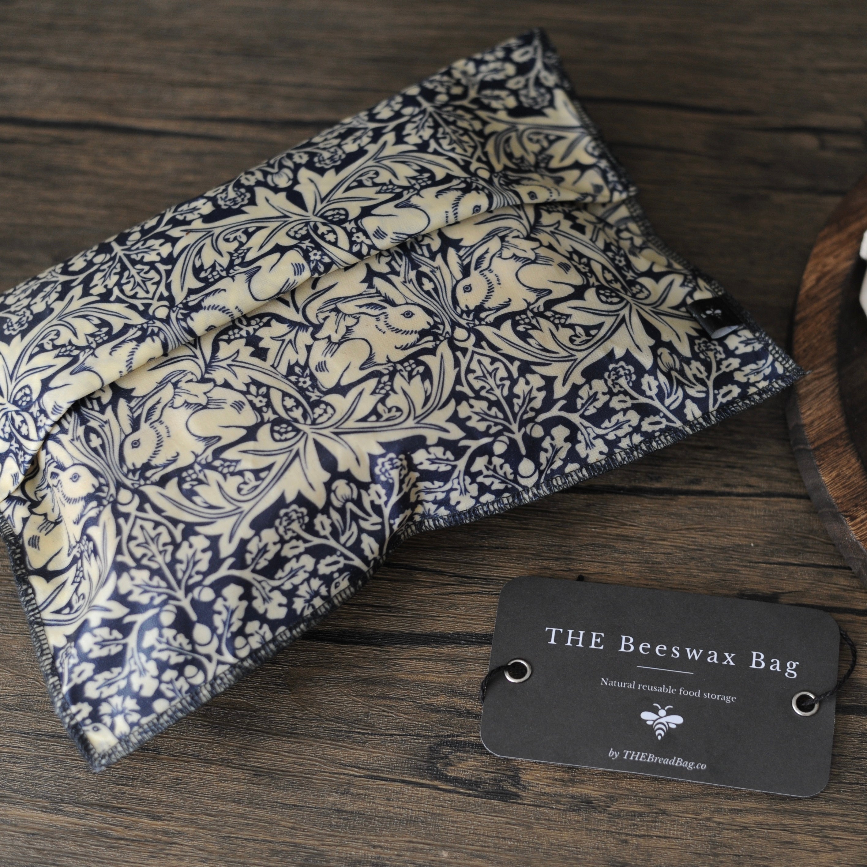 THE William Morris Beeswax Bag |Brother Rabbit