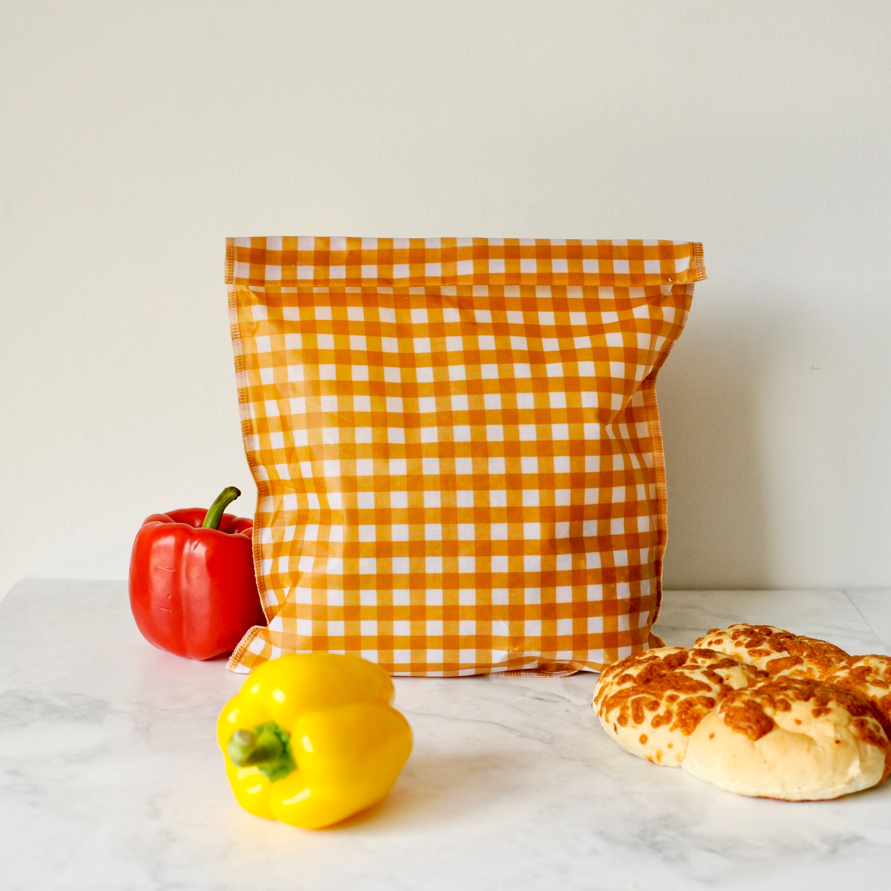 THE Beeswax Bag – Buttermilk Check