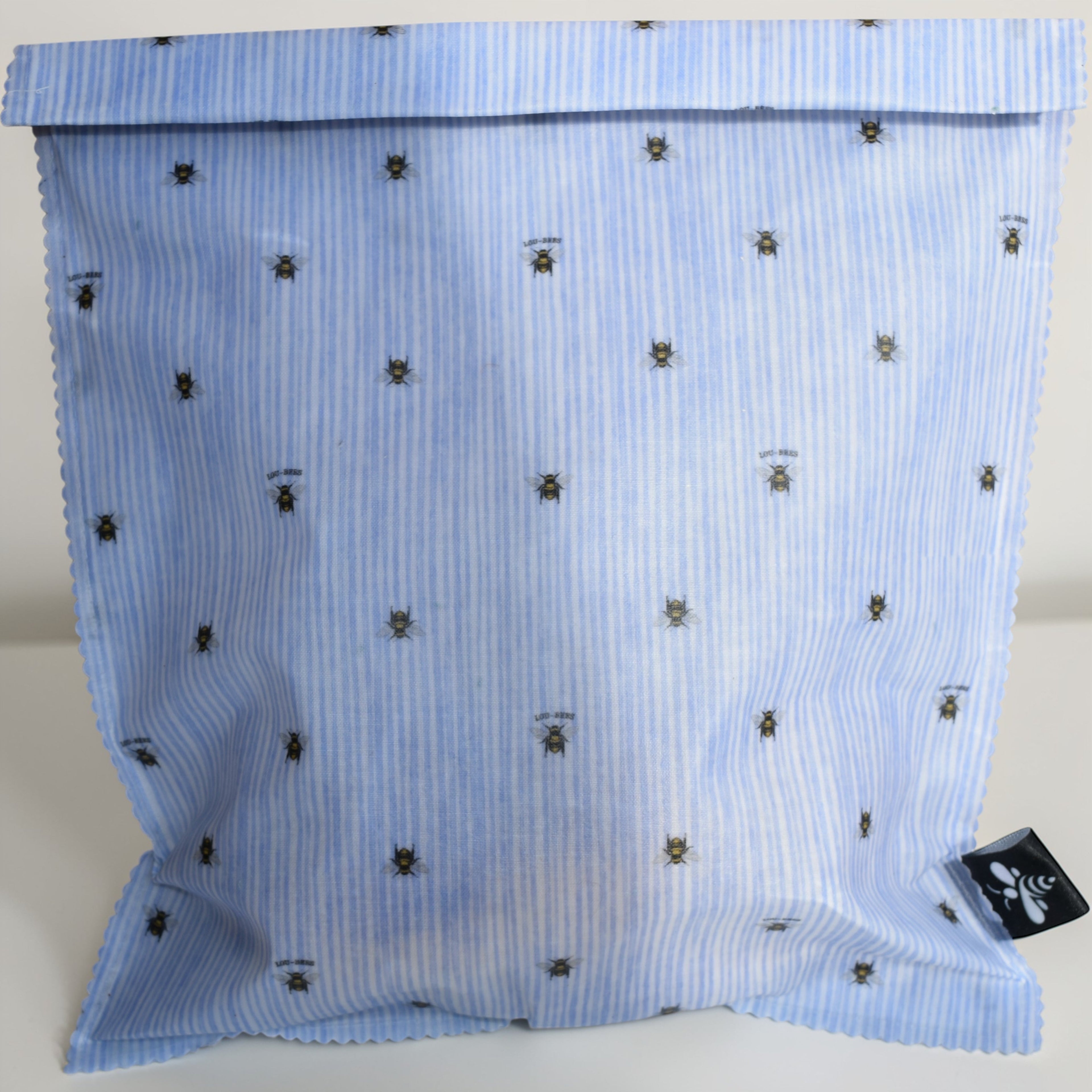 THE Bread Bag- Lou-bees Designed Blue Bee