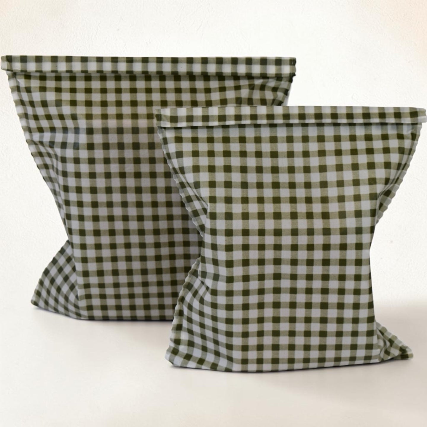 THE Bread Bag-Olive Green Timeless Check Premium Bags