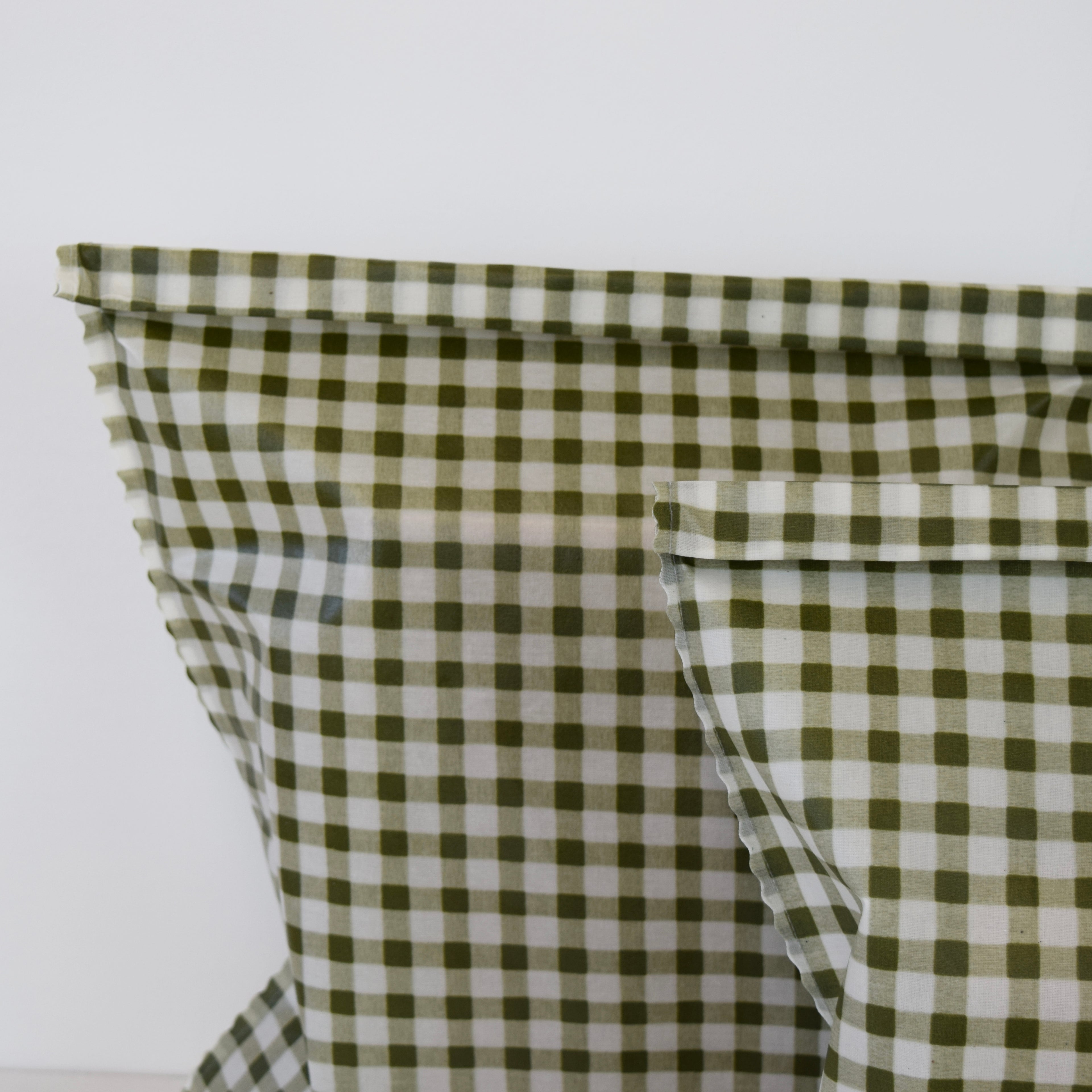 THE Bread Bag-Olive Green Timeless Check Premium Bags