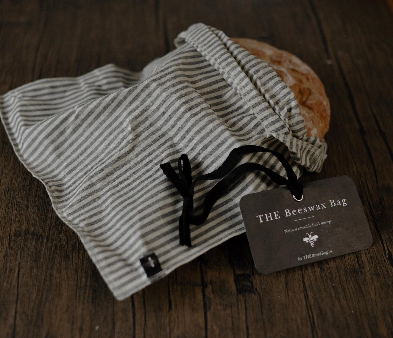 The Striped Beeswax Bag