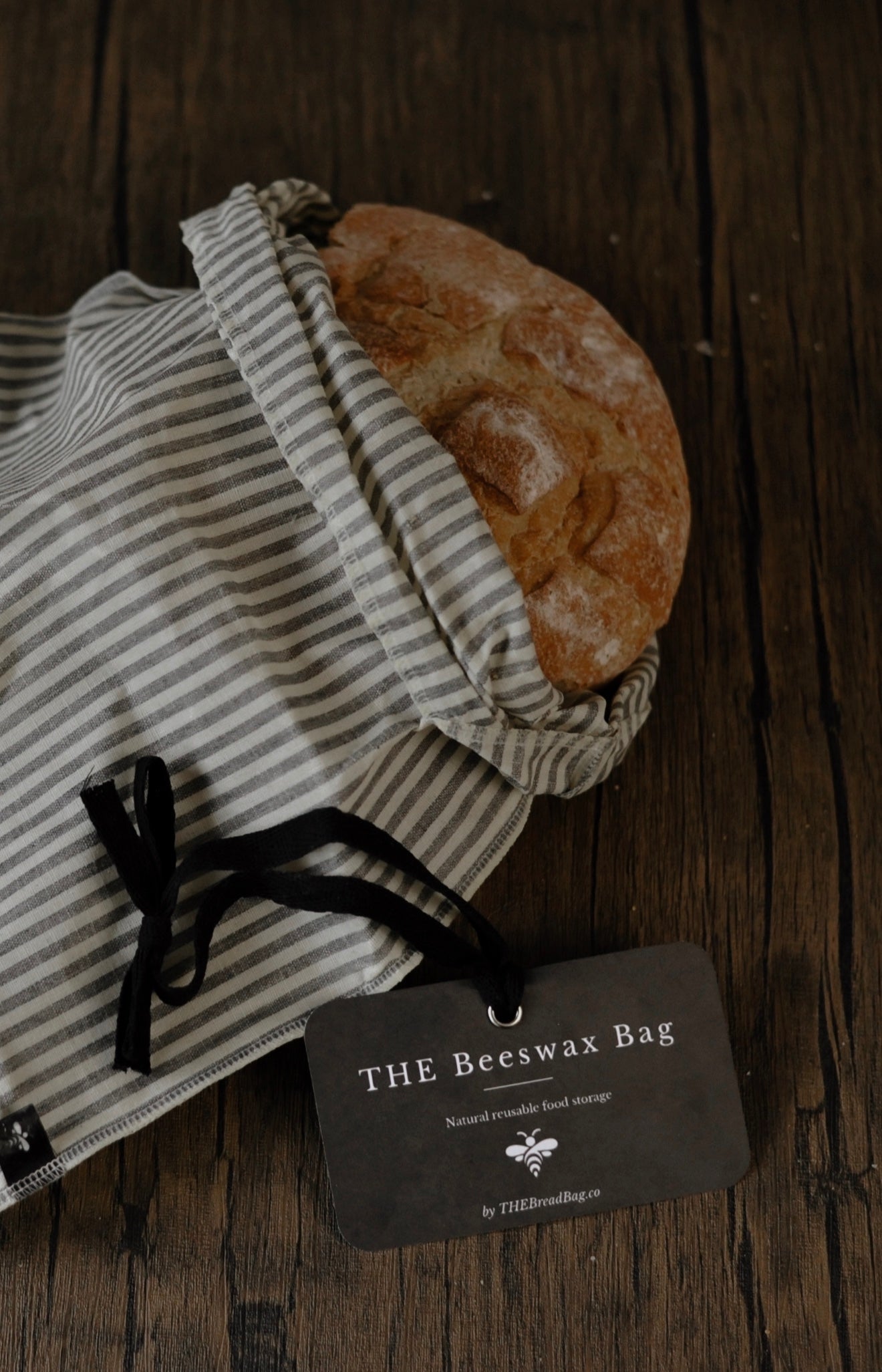The Striped Beeswax Bag