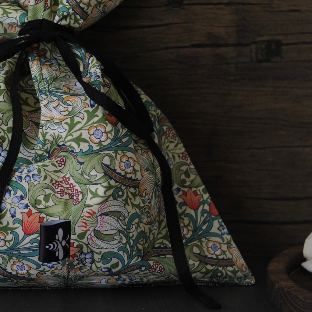 THE William Morris Heritage Cotton Bread Bag | Golden Lily