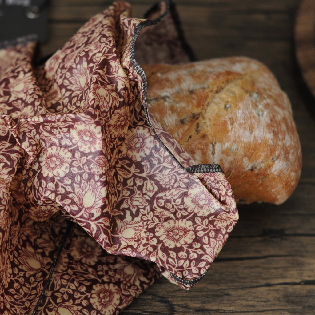 THE William Morris Beeswax Bag |Mallow Forest