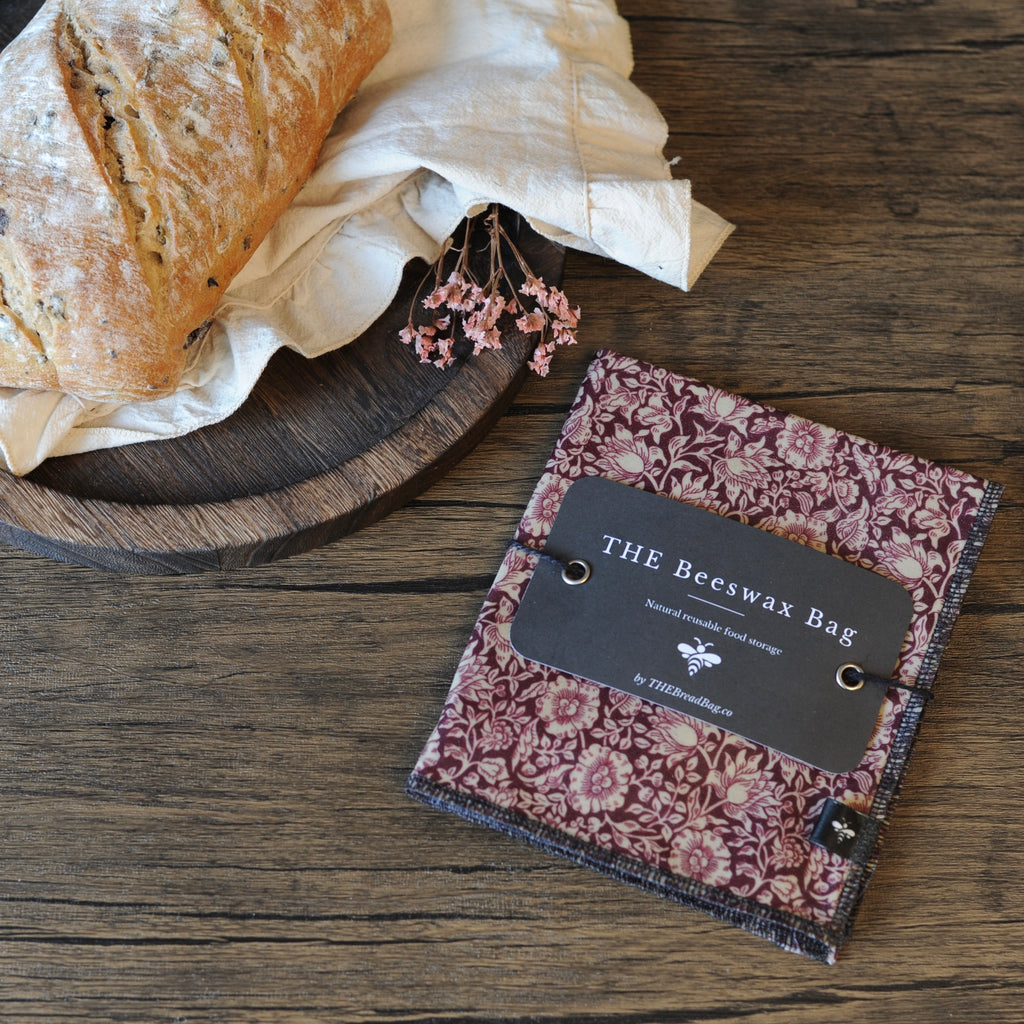 THE William Morris Beeswax Bag |Mallow Forest