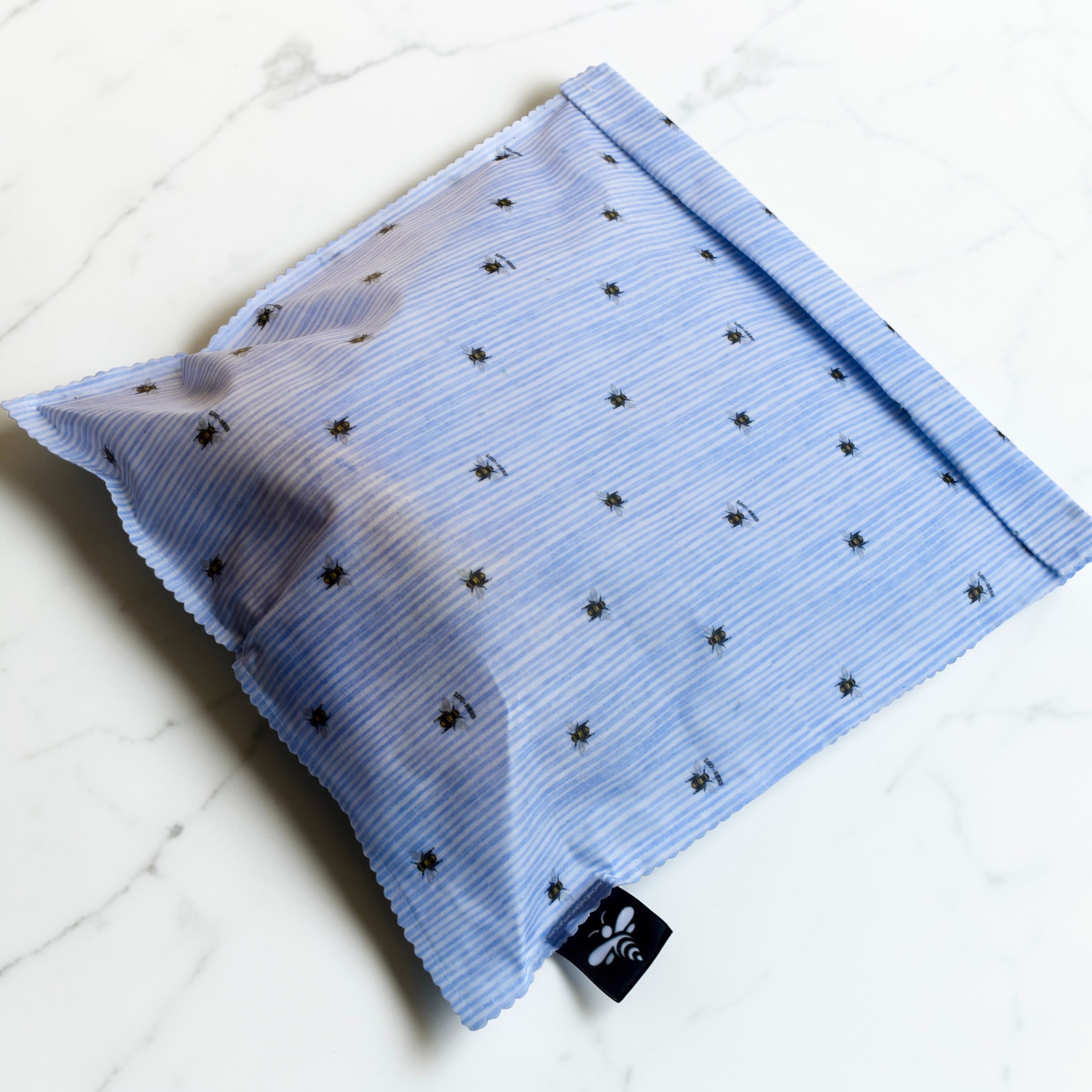 THE Bread Bag- Lou-bees Designed Blue Bee