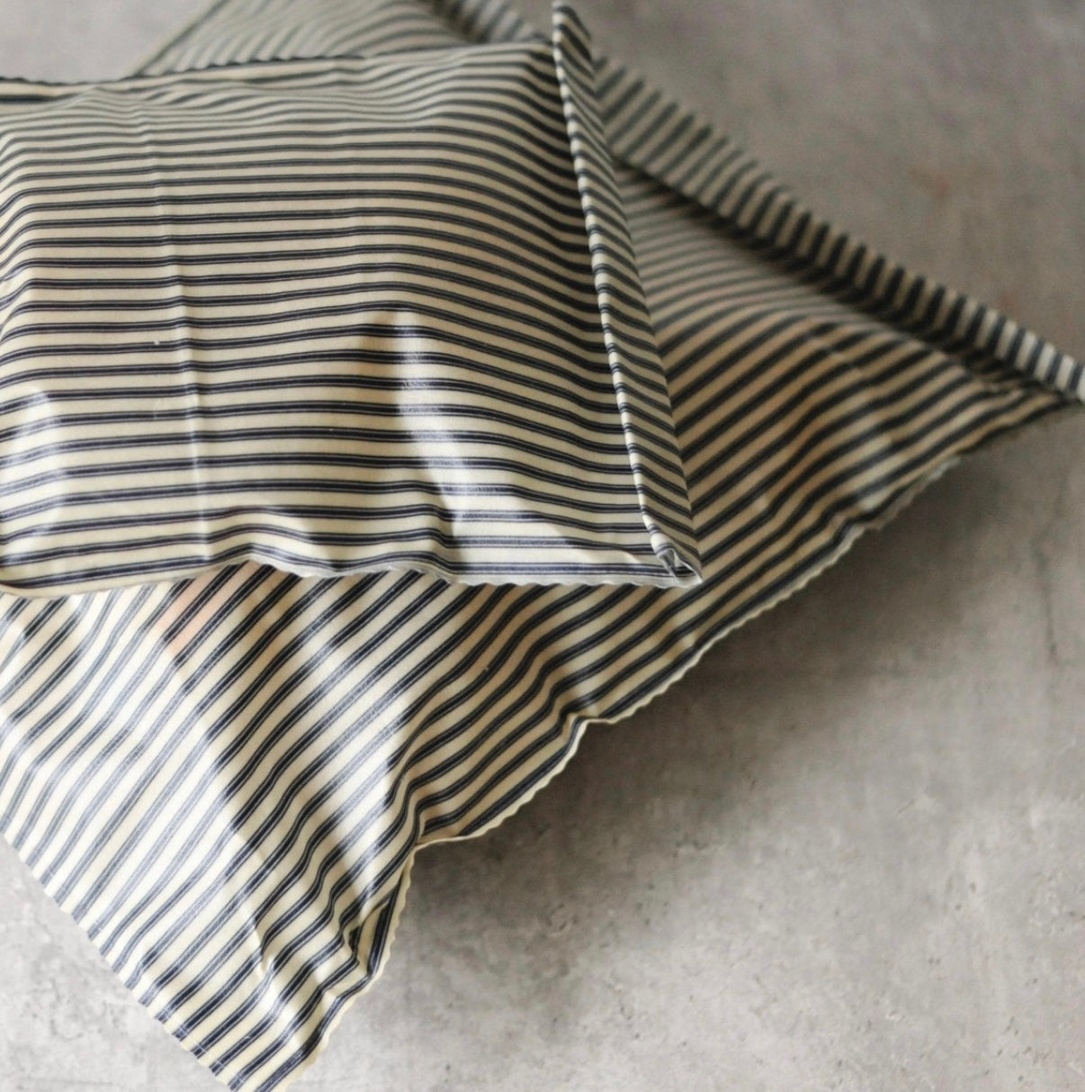 THE Bread Bag- Navy Striped