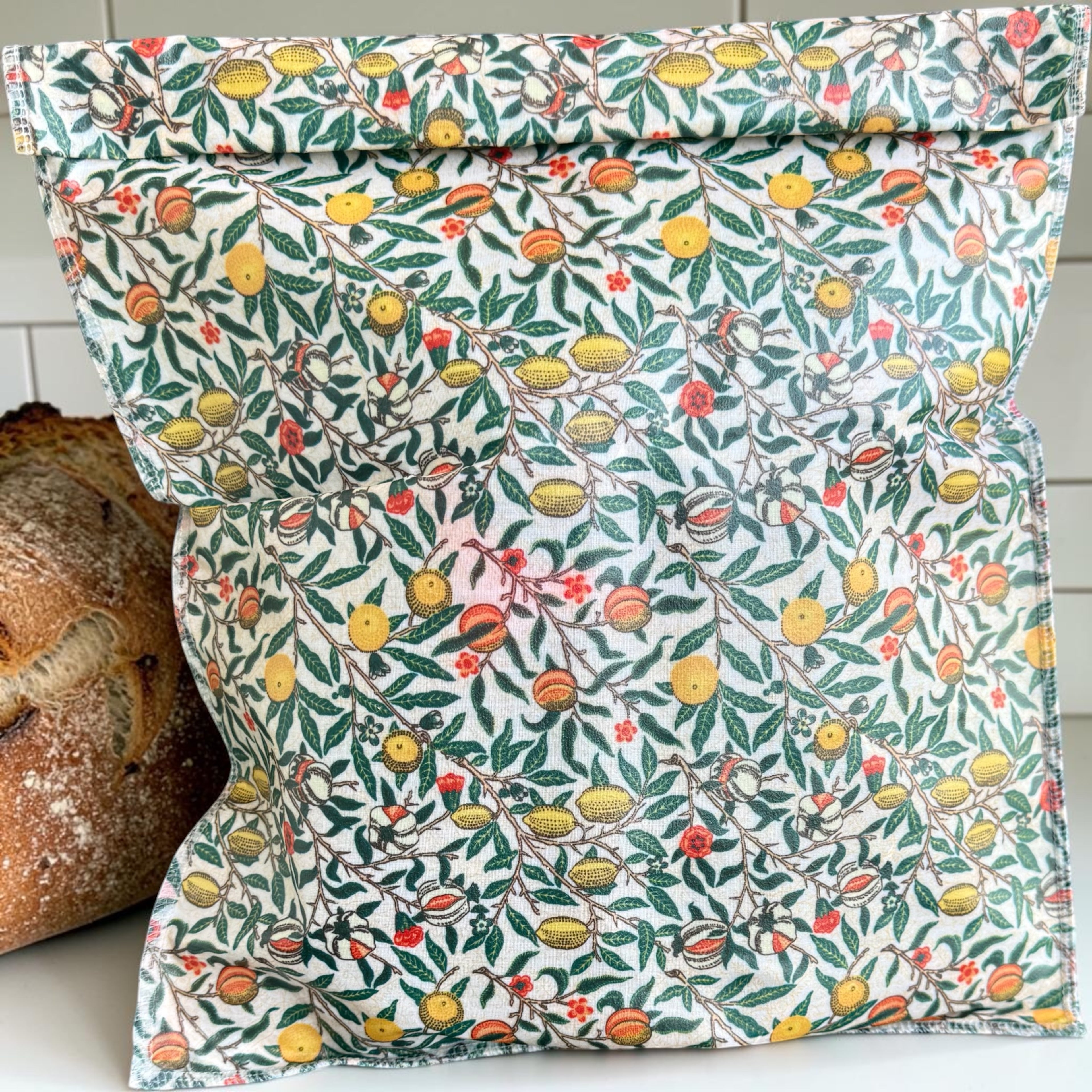 THE Bread Bag- William Morris Pomegranate
